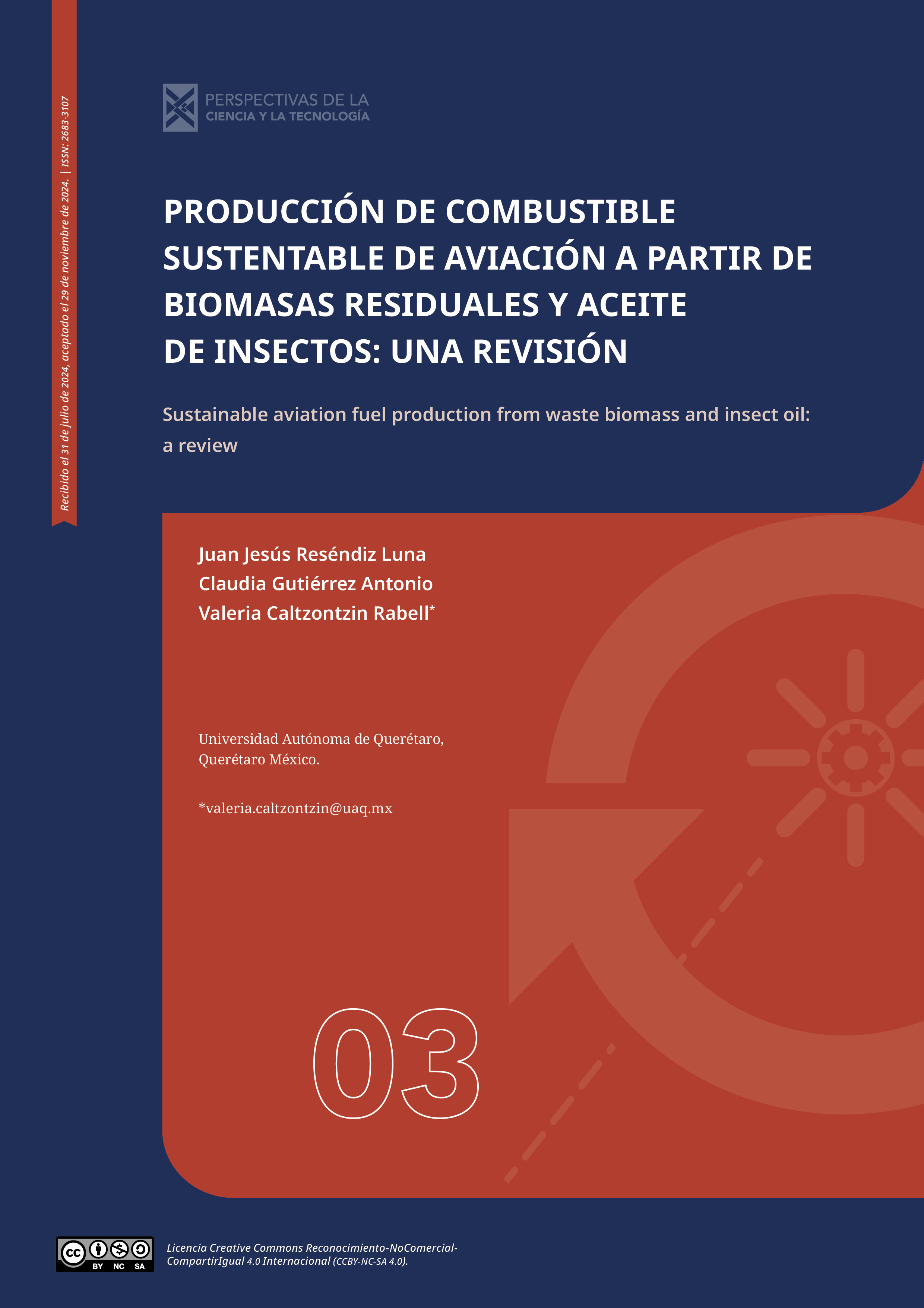 Producción de combustible sustentable de aviación