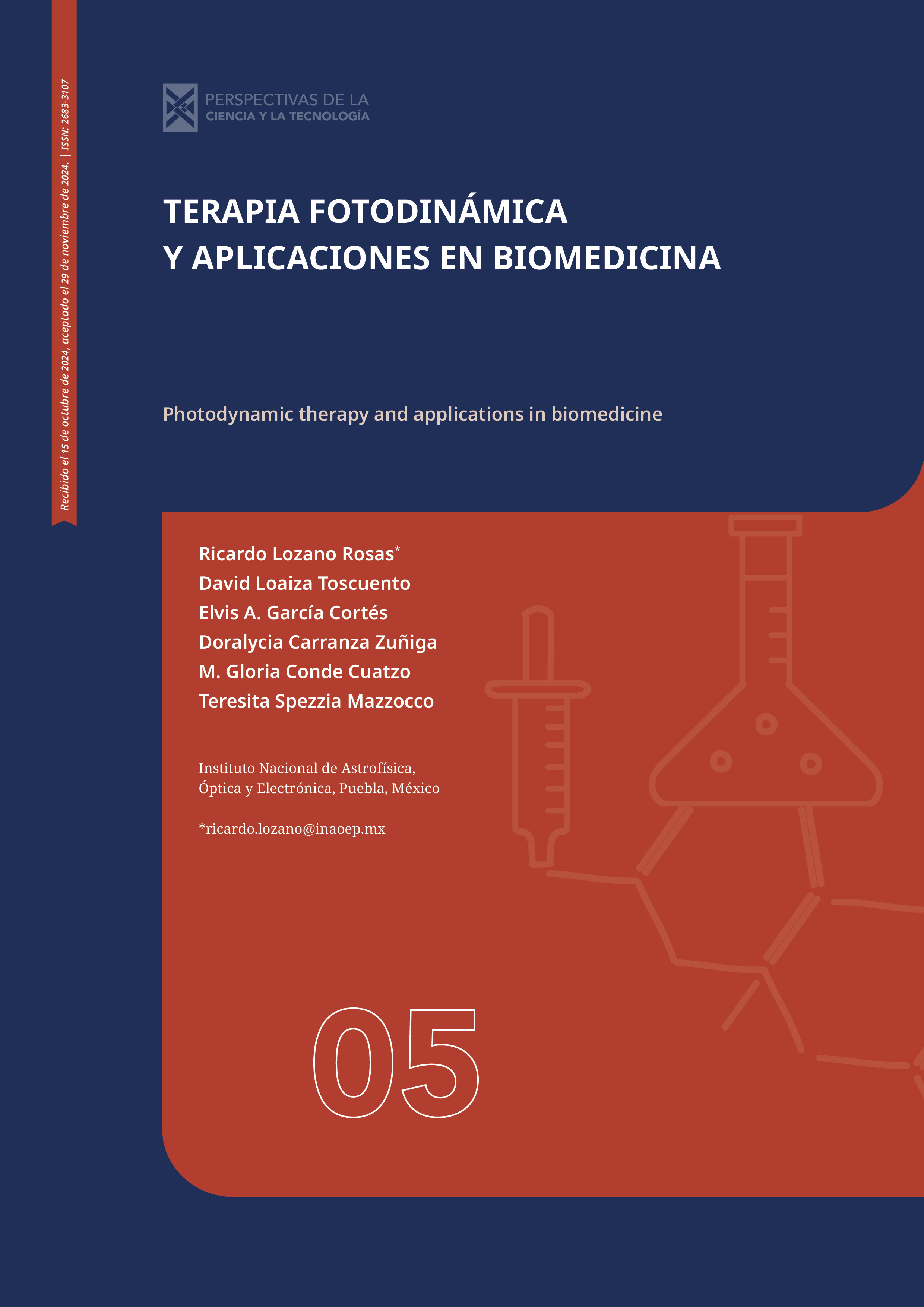 Terapia fotodinámica y aplicaciones en biomedicina_en