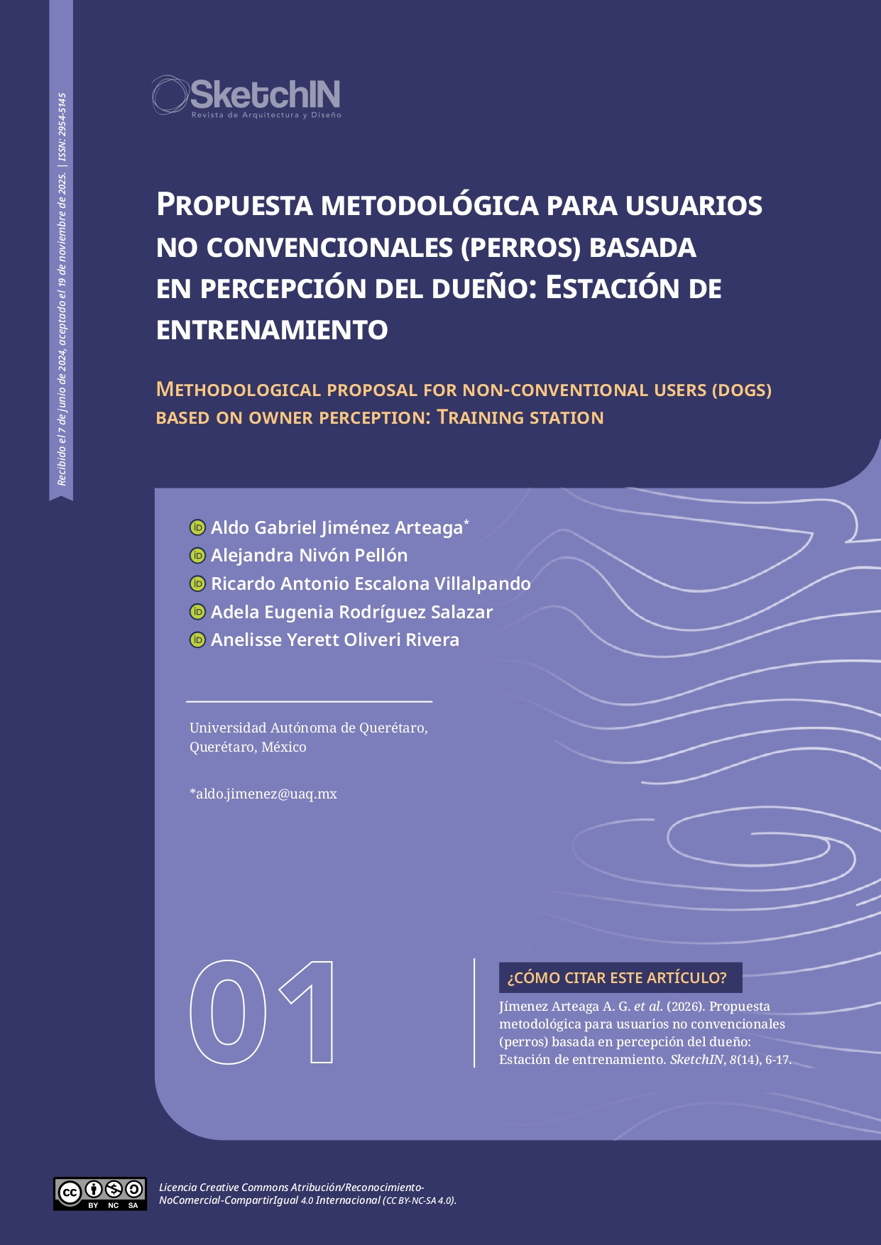 Propuesta metodológica para usuarios no convencionales (perros) basada en percepción del dueño: Estación de entrenamiento